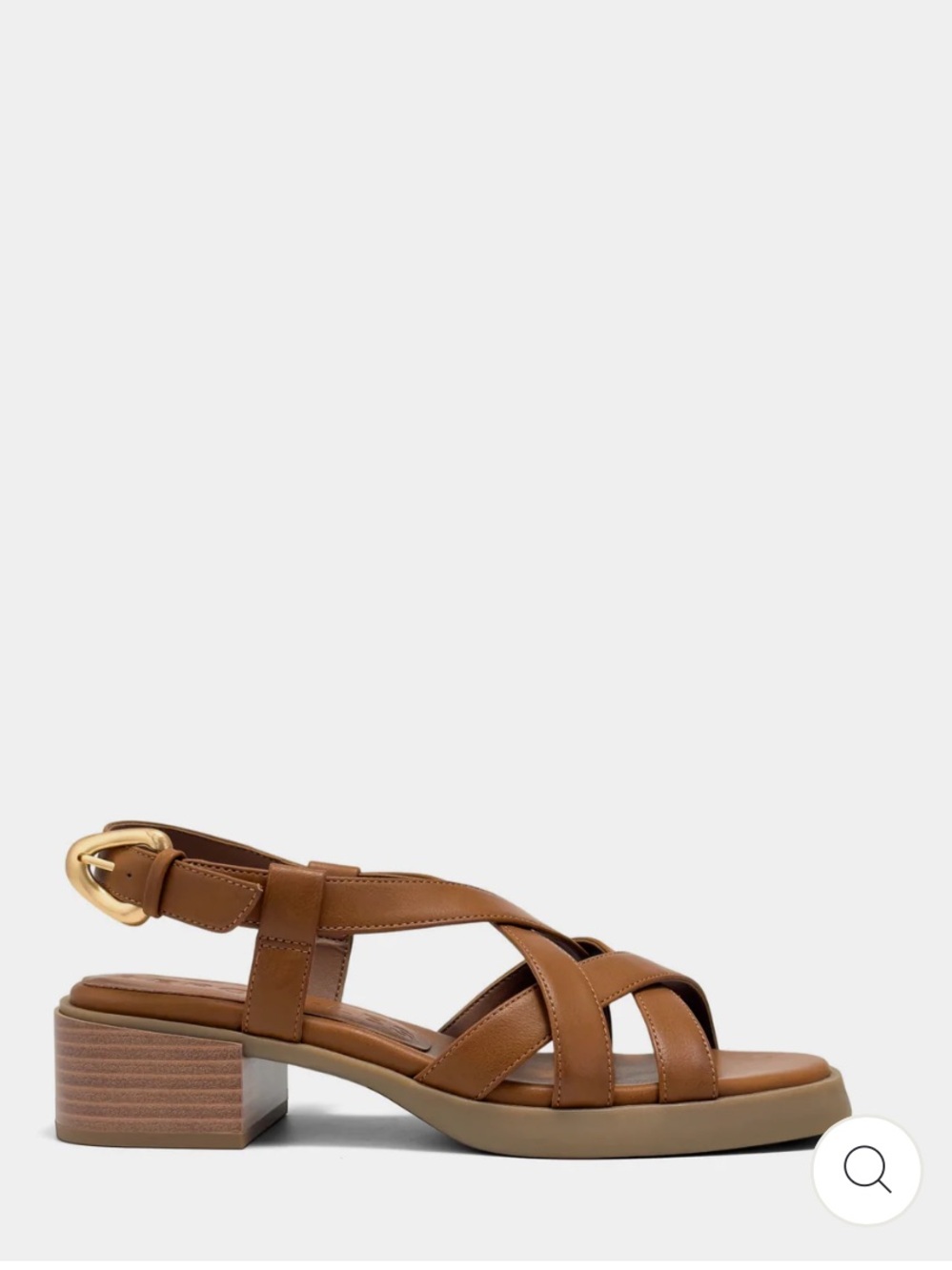 AEROSOLES ‘DAILY’ Women's Heeled Sandal in Tan